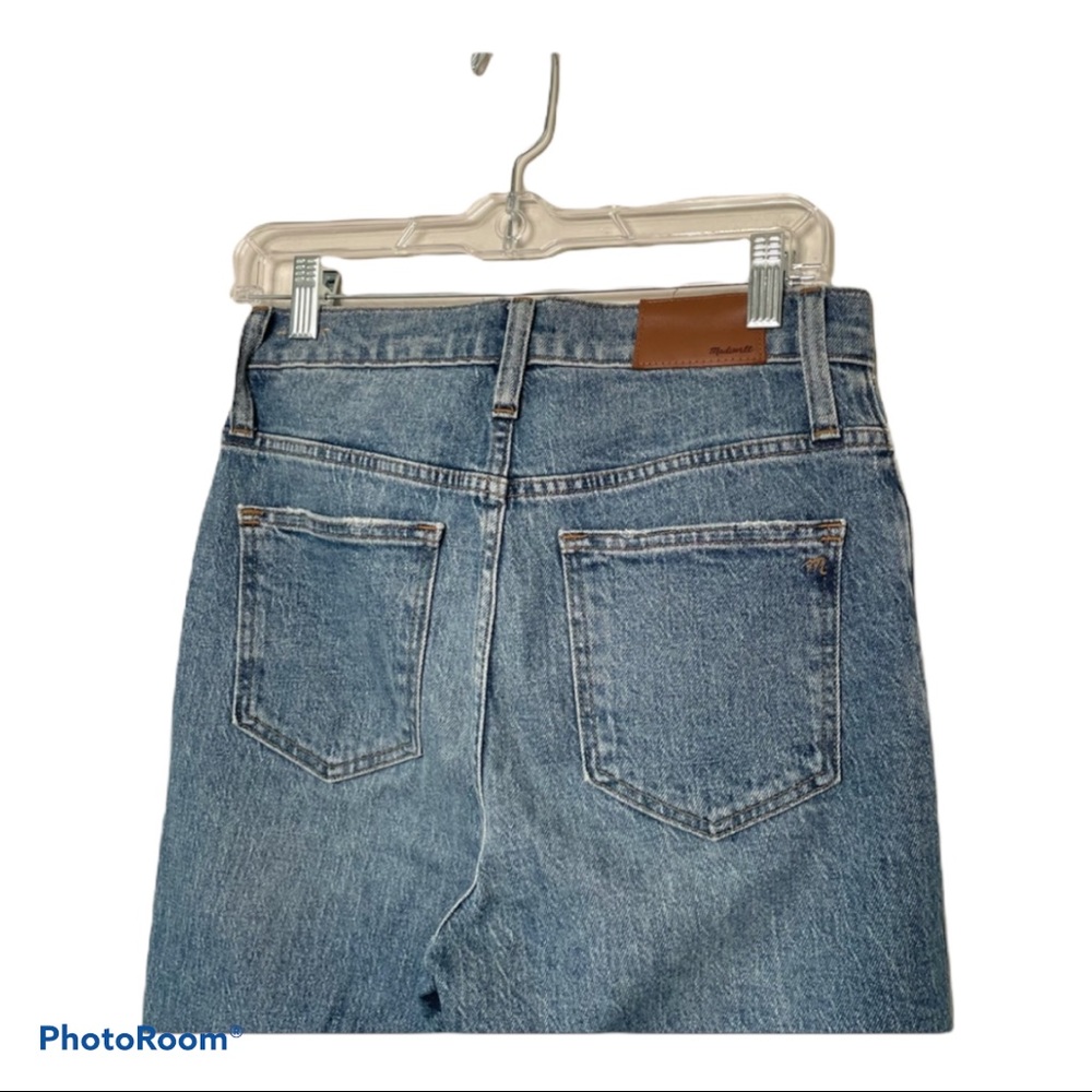 Madewell Classic Straight Leg High Rise Jeans 25 - Picture 10 of 14